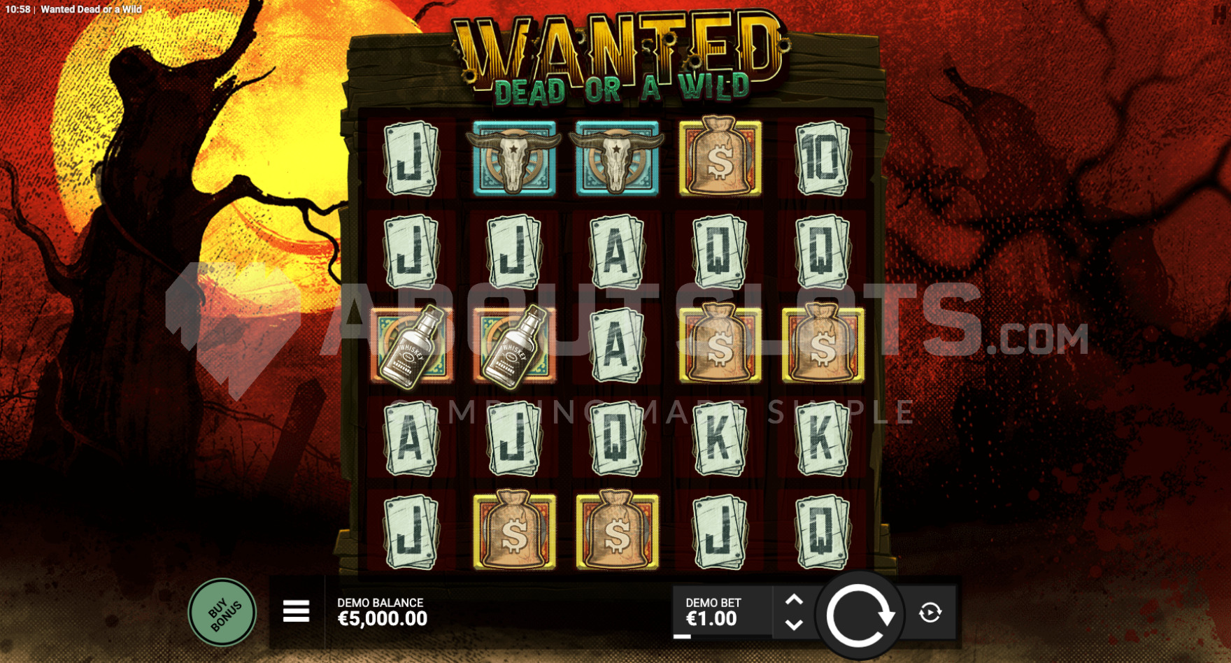 Cómo se forman las ganancias en Wanted Dead or a Wild