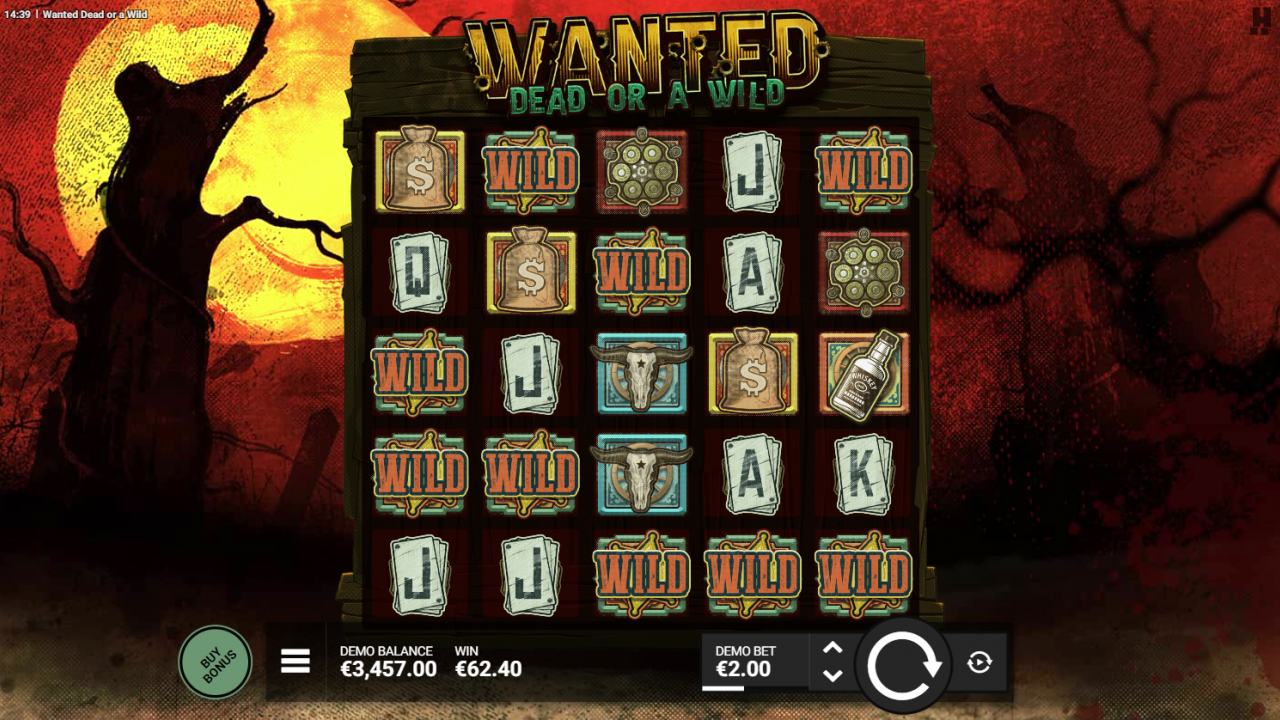 Características del Wanted Dead or a Wild